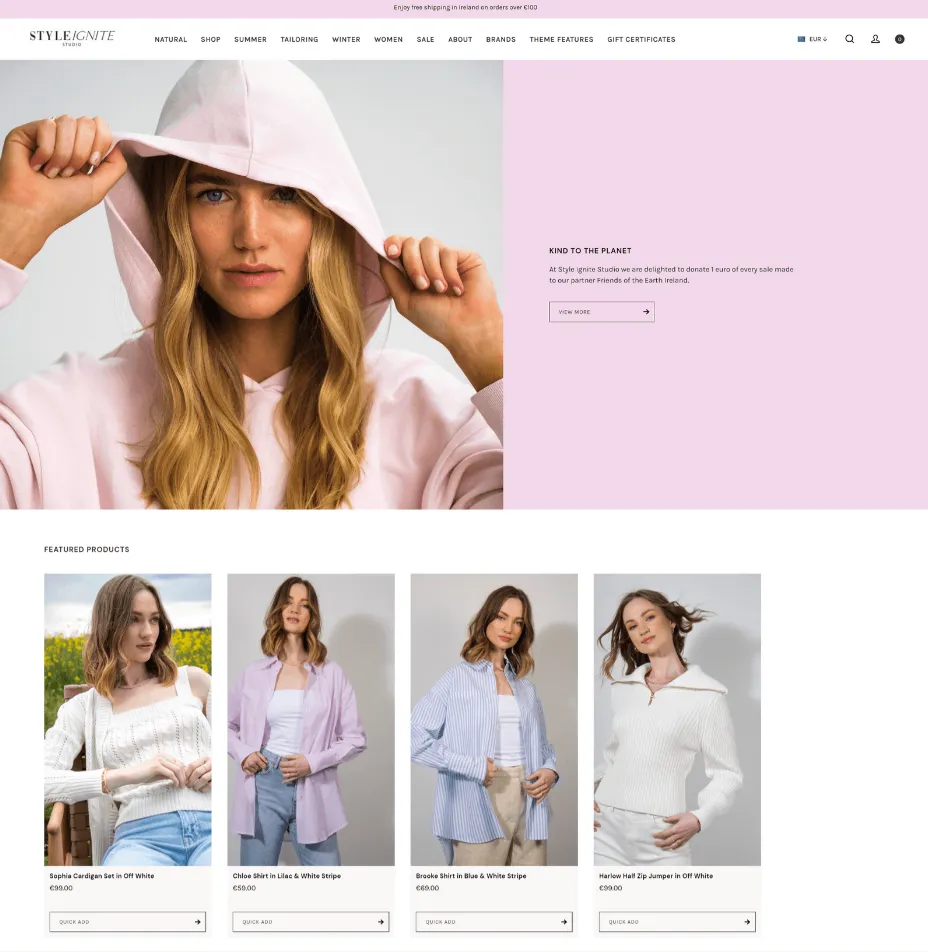 Capri: Customisable theme for retailers (Bigcommerce)